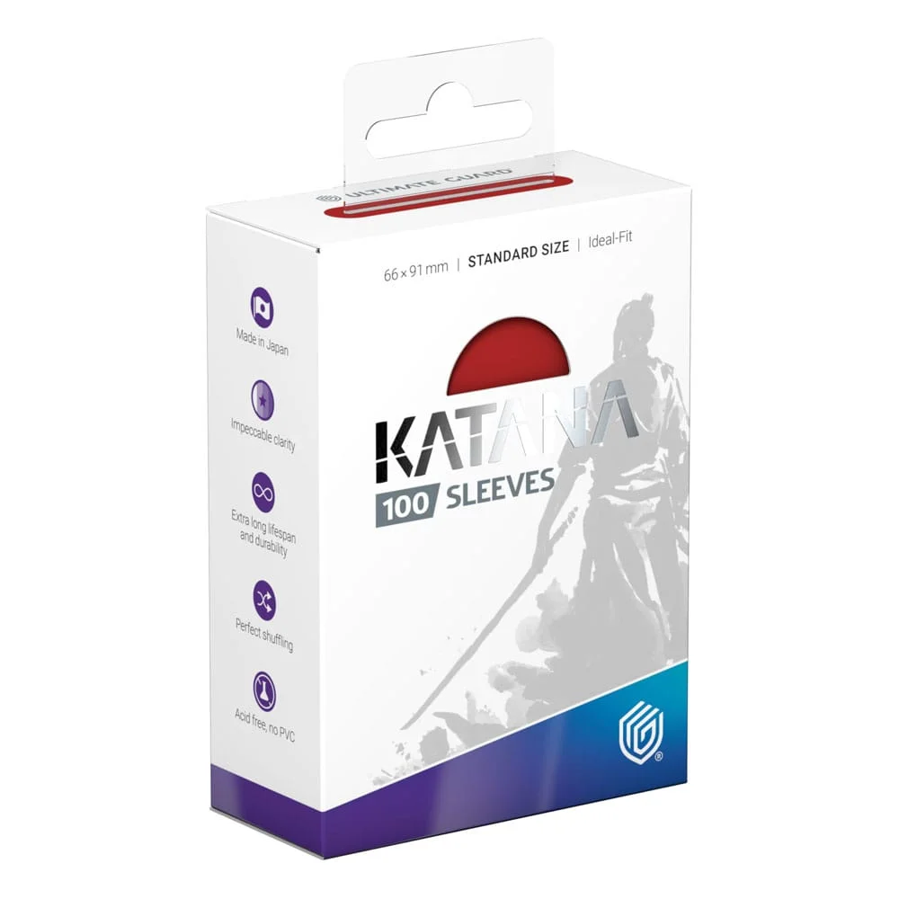Ultimate Guard Katana Sleeves Standard Size 66 x 91 mm (100 Sleeves) - Rising Sun